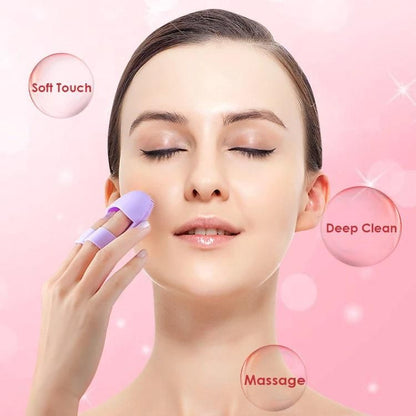 Soft Silicone Facial Cleansing Brush (Pack of 2)