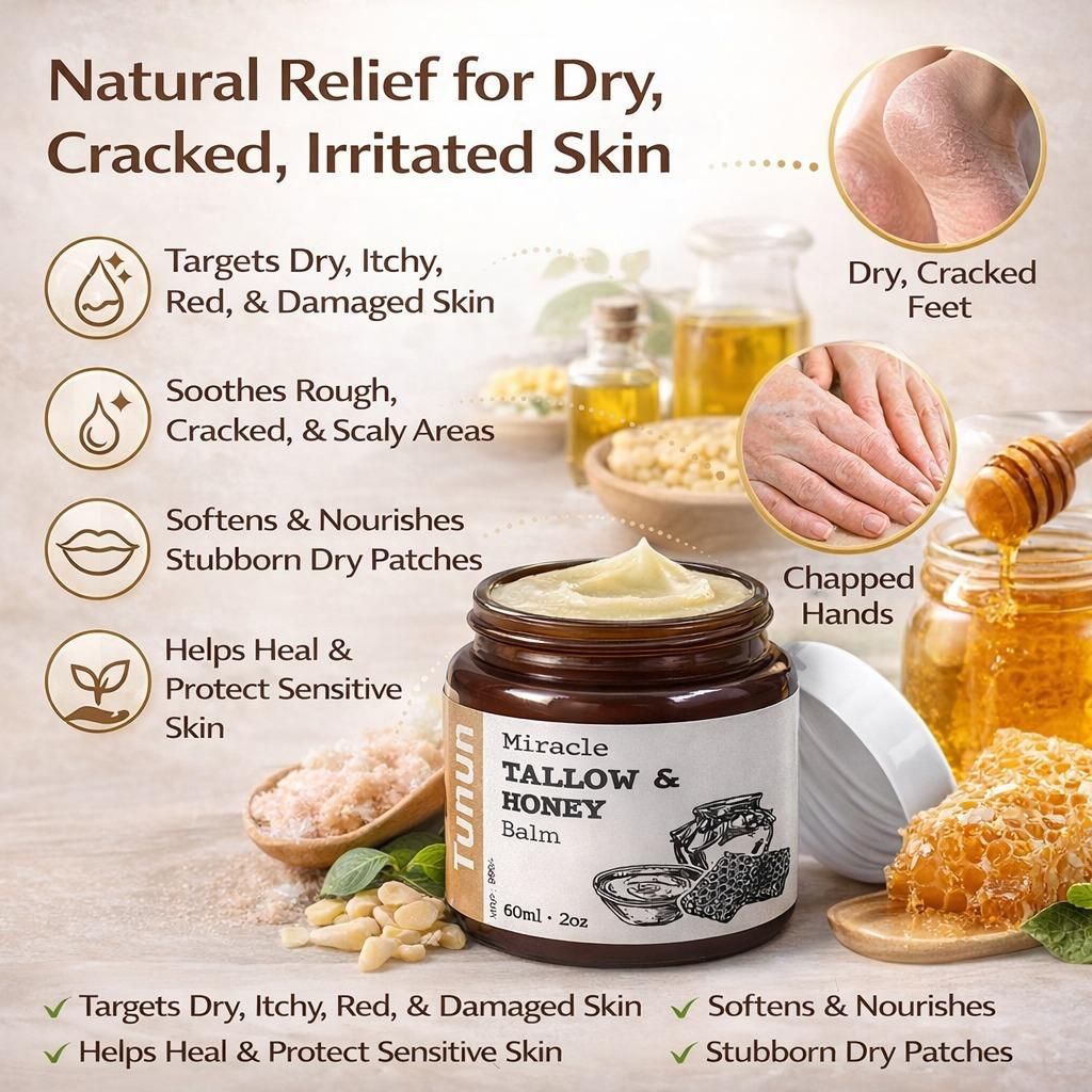 Miracle Tallow & Honey Balm 60 ml each Pack of 2