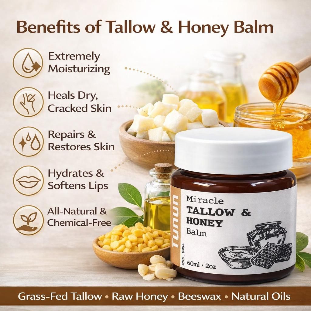 Miracle Tallow & Honey Balm 60 ml each Pack of 2